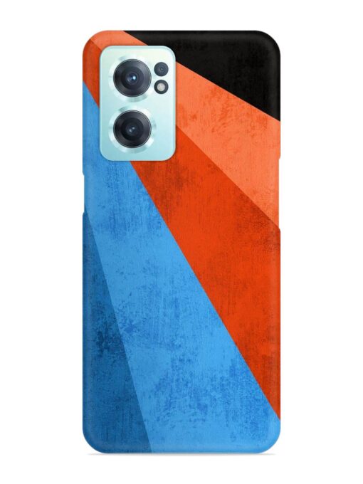 Modern Matte Abstract Snap Case for Oneplus Nord Ce 2 (5G) Zapvi