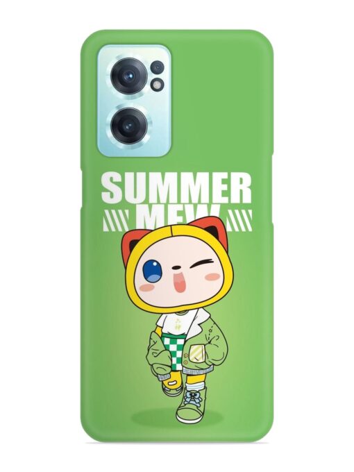 Summer Mew Snap Case for Oneplus Nord Ce 2 (5G) Zapvi