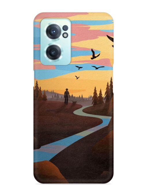 Natural Landscape Art Snap Case for Oneplus Nord Ce 2 (5G) Zapvi