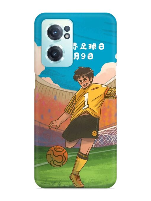 Soccer Kick Snap Case for Oneplus Nord Ce 2 (5G) Zapvi