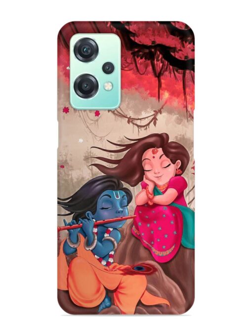 Radhe Krishna Water Art Snap Case for Oneplus Nord Ce 2 Lite (5G) Zapvi