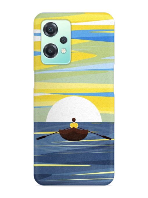 Rowing Person Ferry Paddle Snap Case for Oneplus Nord Ce 2 Lite (5G) Zapvi