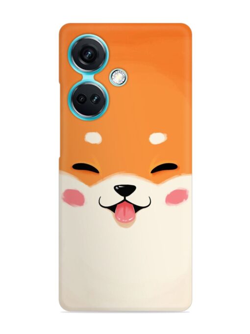 Cute Dog Face Vector Snap Case for Oneplus Nord Ce 3 (5G) Zapvi