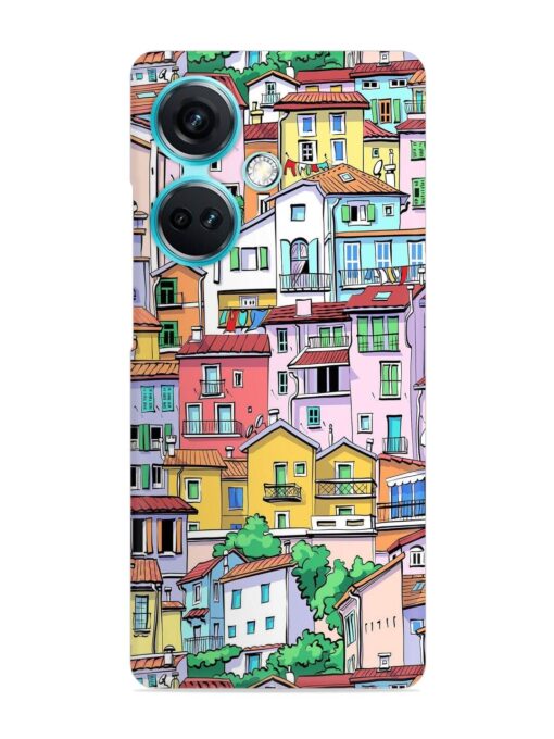 Europe Old Town Snap Case for Oneplus Nord Ce 3 (5G) Zapvi