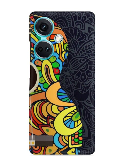 Guitar Vector Art Snap Case for Oneplus Nord Ce 3 (5G) Zapvi