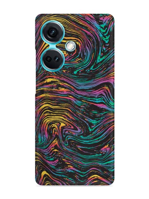 Abstract Liquid Colors Snap Case for Oneplus Nord Ce 3 (5G) Zapvi