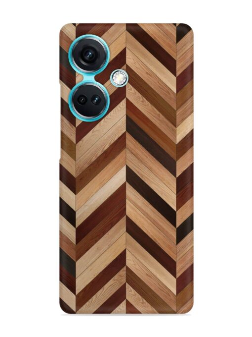 Seamless Wood Parquet Snap Case for Oneplus Nord Ce 3 (5G) Zapvi