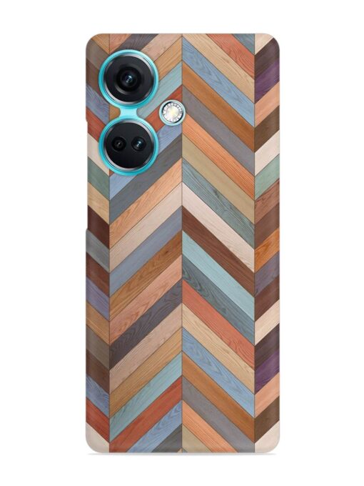 Seamless Wood Parquet Snap Case for Oneplus Nord Ce 3 (5G) Zapvi