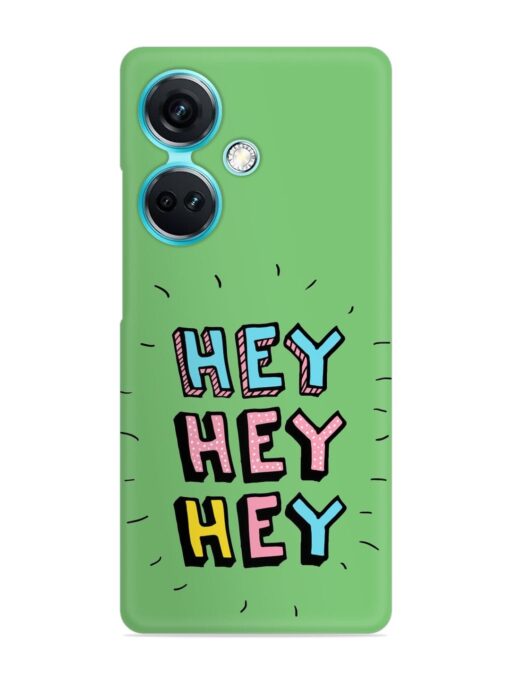 Hey Vector Cartoon Snap Case for Oneplus Nord Ce 3 (5G) Zapvi