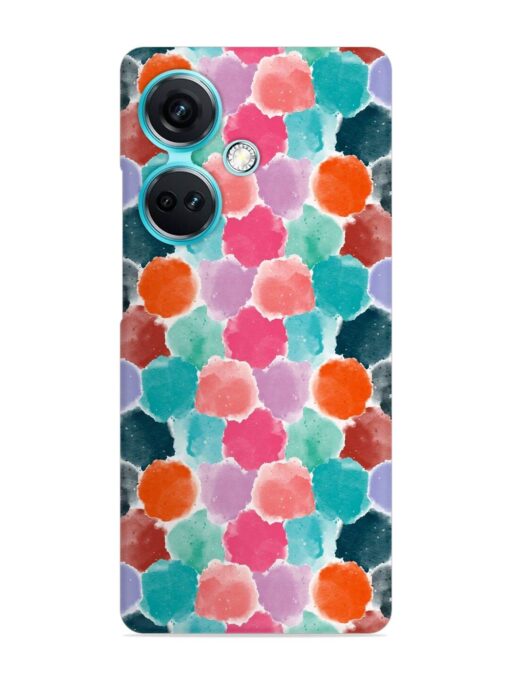 Colorful Seamless Pattern Snap Case for Oneplus Nord Ce 3 (5G) Zapvi