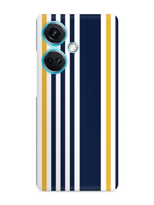 Seamless Stripe Pattern Snap Case for Oneplus Nord Ce 3 (5G) Zapvi