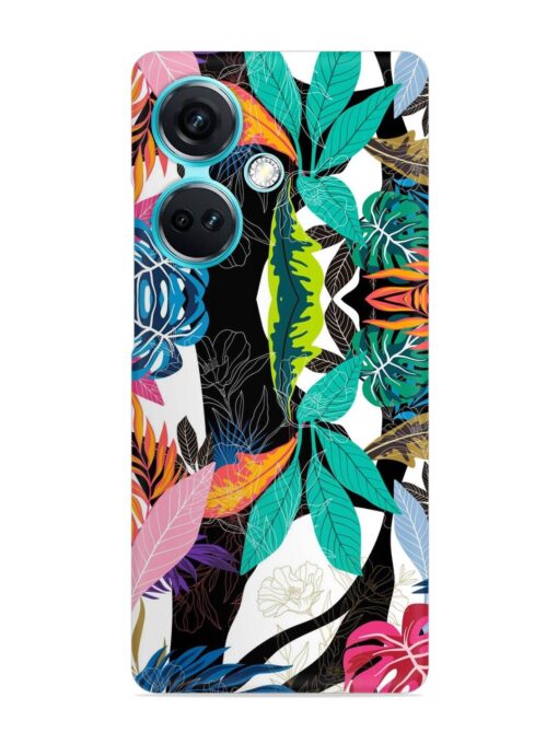 Floral Pattern Bright Snap Case for Oneplus Nord Ce 3 (5G) Zapvi