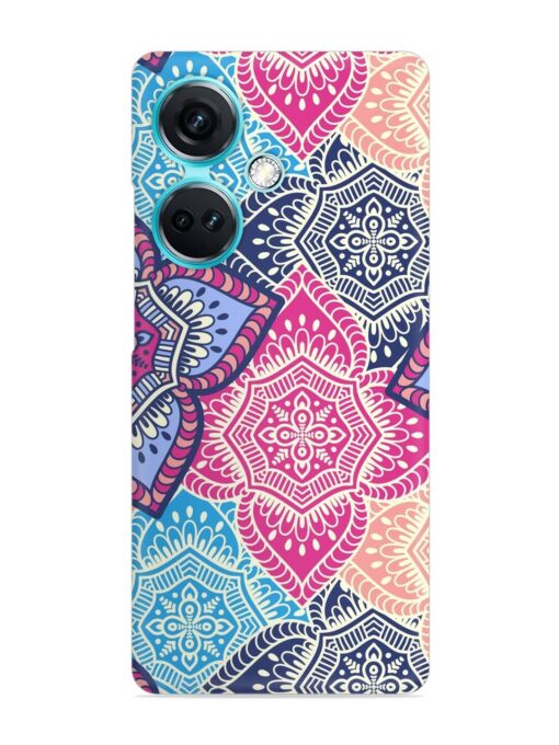 Ethnic Floral Seamless Snap Case for Oneplus Nord Ce 3 (5G) Zapvi