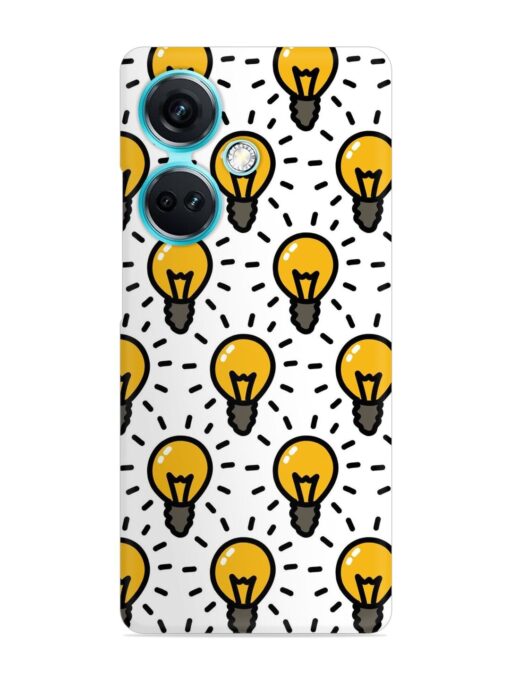 Light Bulb Seamless Snap Case for Oneplus Nord Ce 3 (5G) Zapvi