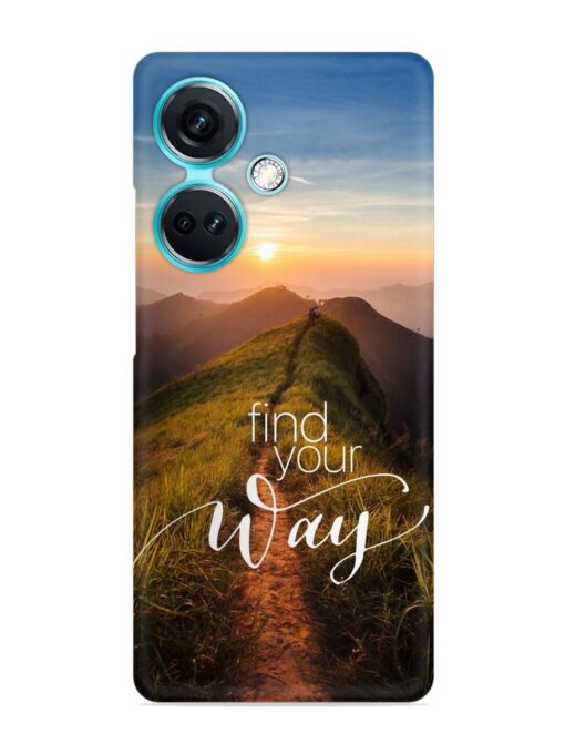 Find Your Way Snap Case for Oneplus Nord Ce 3 (5G) Zapvi