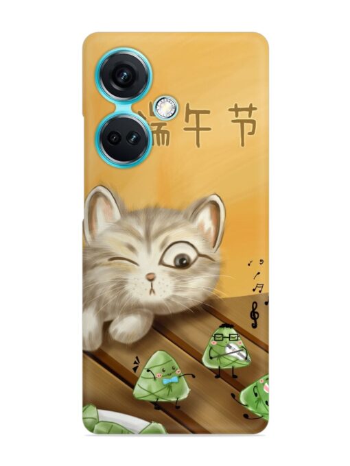 Cat Scorpion Dancing Snap Case for Oneplus Nord Ce 3 (5G) Zapvi