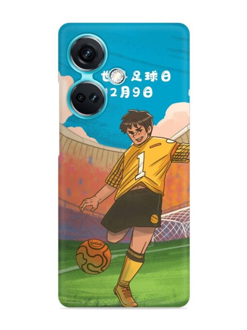 Soccer Kick Snap Case for Oneplus Nord Ce 3 (5G) Zapvi