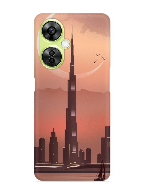 Landmark Burj Khalifa Snap Case for Oneplus Nord Ce 3 Lite (5G) Zapvi