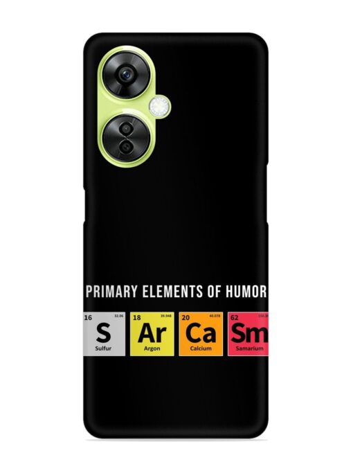 Primary Elements Humor Snap Case for Oneplus Nord Ce 3 Lite (5G) Zapvi