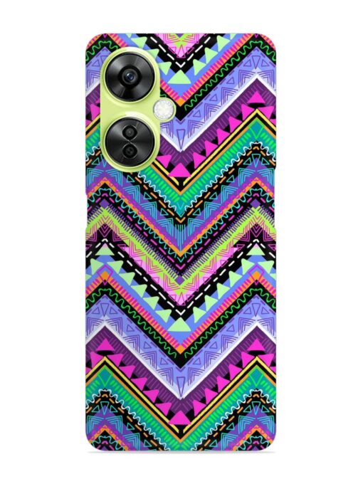 Tribal Aztec Print Snap Case for Oneplus Nord Ce 3 Lite (5G) Zapvi