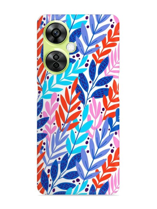 Bright Floral Tropical Snap Case for Oneplus Nord Ce 3 Lite (5G) Zapvi