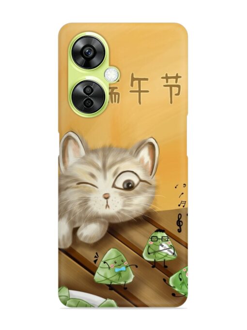 Cat Scorpion Dancing Snap Case for Oneplus Nord Ce 3 Lite (5G) Zapvi