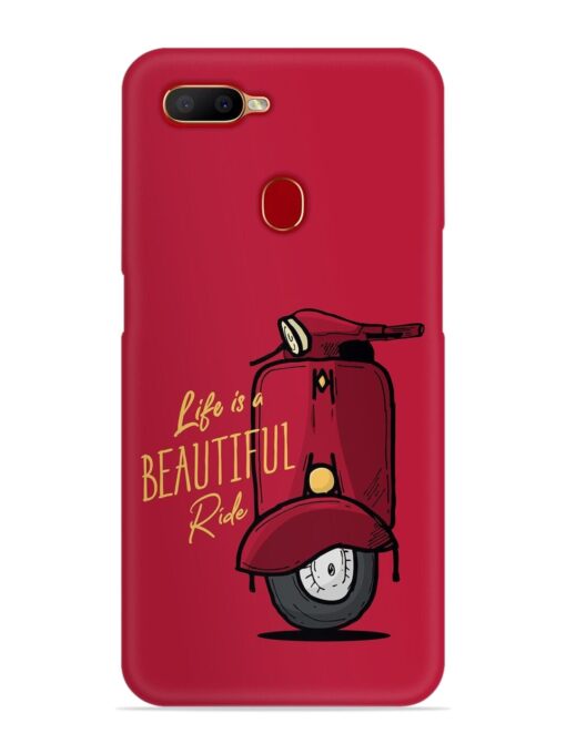 Life Is Beautiful Rides Snap Case for Oppo A12 Zapvi