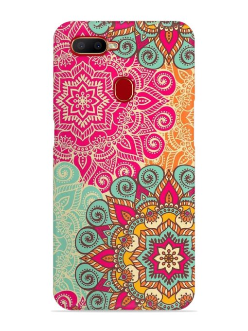 Mandala Seamless Snap Case for Oppo A12 Zapvi