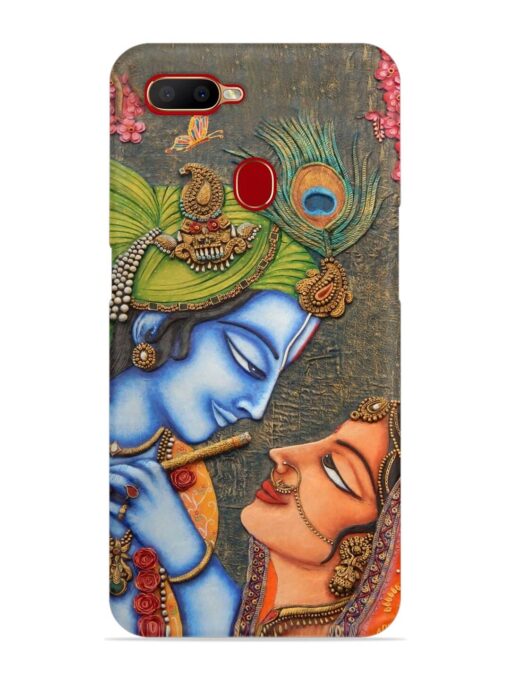 Lord Radha Krishna Flute Art Snap Case for Oppo A12 Zapvi