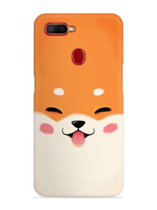 Happy Cat Art Snap Case for Oppo A12 Zapvi