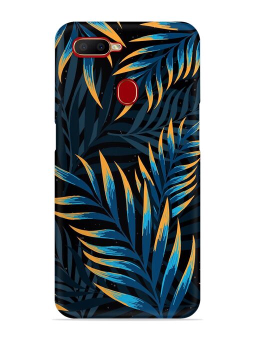 Abstract Leaf Art Snap Case for Oppo A12 Zapvi