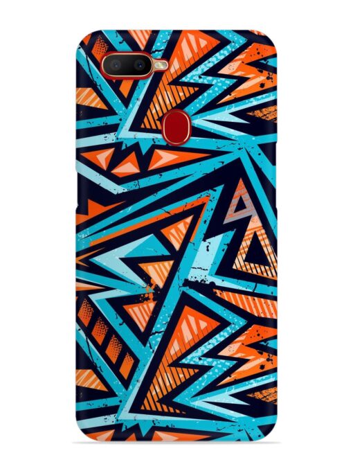 Abstract Seamless Grunge Snap Case for Oppo A12 Zapvi