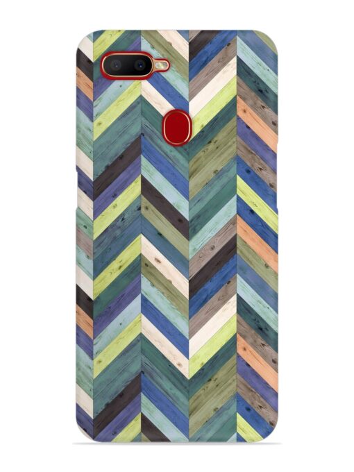 Chevron Random Color Snap Case for Oppo A12 Zapvi