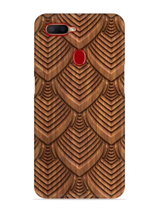 Carved Pattern On Snap Case for Oppo A12 Zapvi