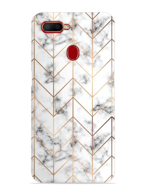 Vector Marble Texture Snap Case for Oppo A12 Zapvi