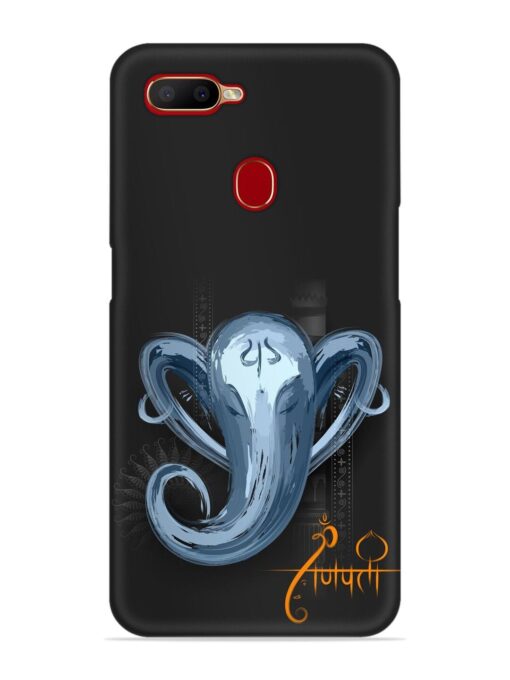 Illustration Lord Ganpati Snap Case for Oppo A12 Zapvi