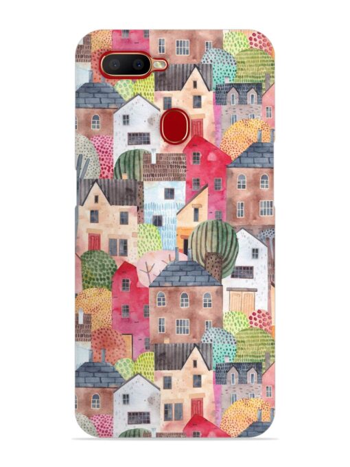 Abstract Seamless Pattern Snap Case for Oppo A12 Zapvi