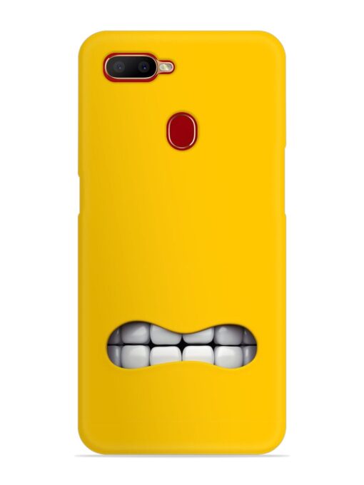 Mouth Character On Snap Case for Oppo A12 Zapvi