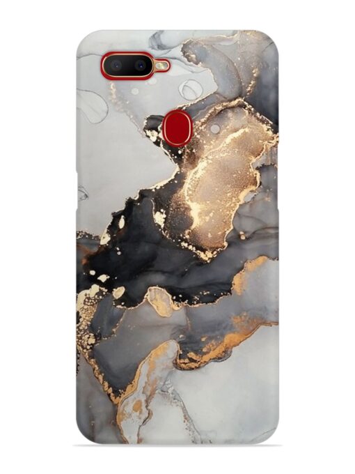 Luxury Abstract Fluid Snap Case for Oppo A12 Zapvi