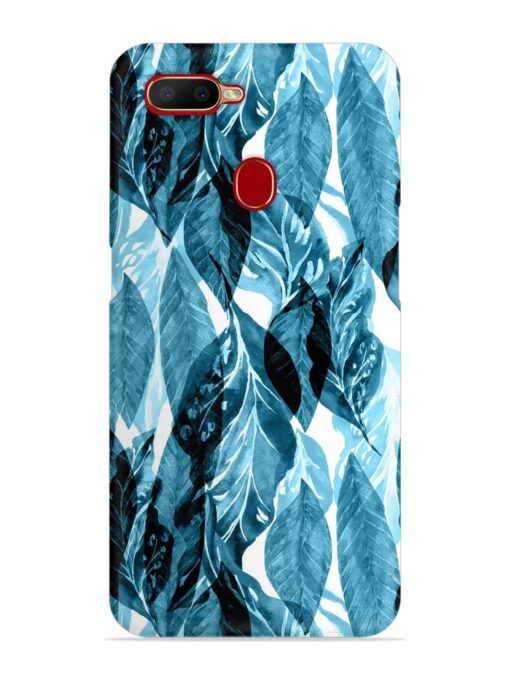 Leaves Pattern Jungle Snap Case for Oppo A12 Zapvi