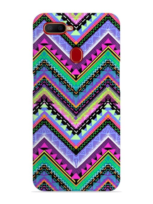 Tribal Aztec Print Snap Case for Oppo A12 Zapvi