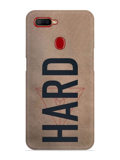 Hard Typo Snap Case for Oppo A12 Zapvi