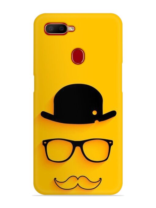 Classic Face Vector Snap Case for Oppo A12 Zapvi