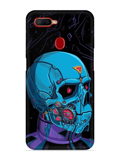 Skull Robo Vector Snap Case for Oppo A12 Zapvi