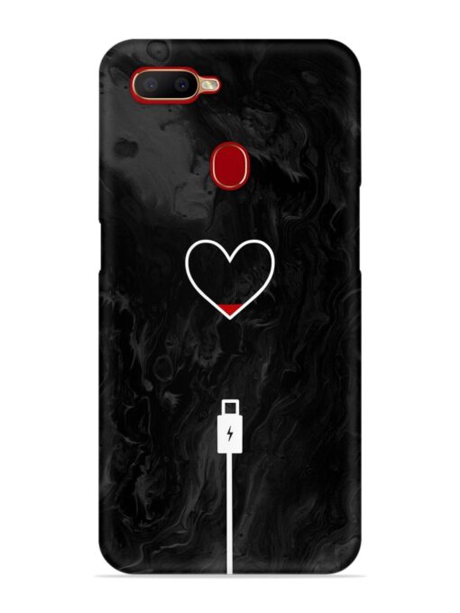 Heart Charging Vector Snap Case for Oppo A12 Zapvi