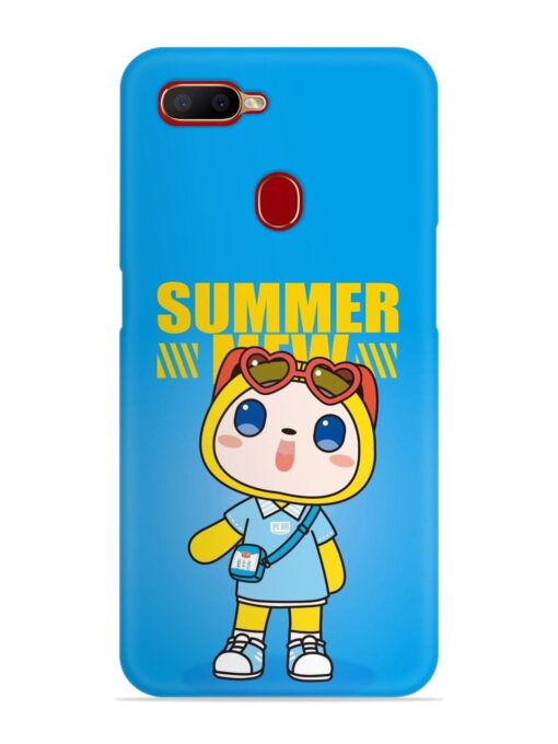 Summer Mew Cartoon Snap Case for Oppo A12 Zapvi