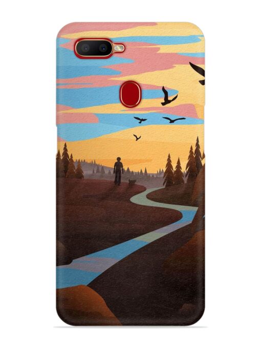 Natural Landscape Art Snap Case for Oppo A12 Zapvi