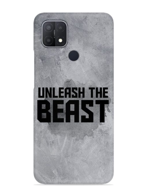 Unleash The Beast Snap Case for Oppo A15S Zapvi