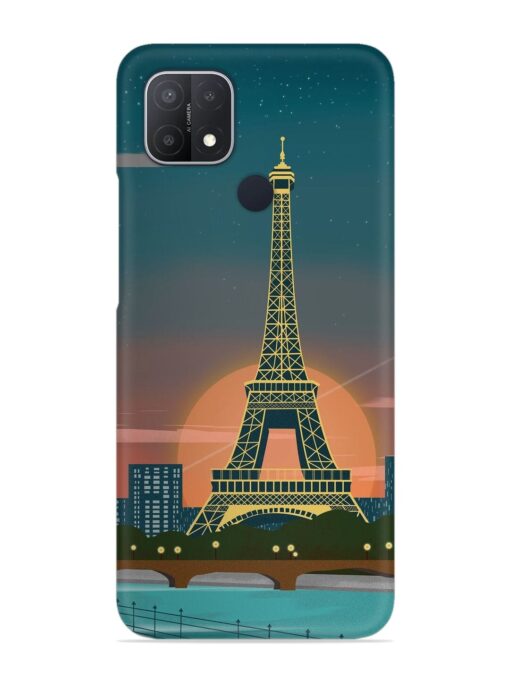 Scenery Architecture France Paris Snap Case for Oppo A15S Zapvi