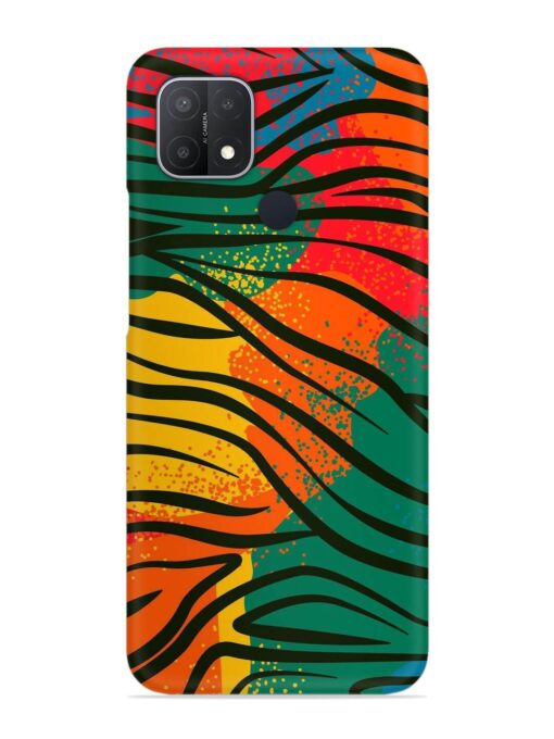 Bright Colorful Snap Case for Oppo A15S Zapvi